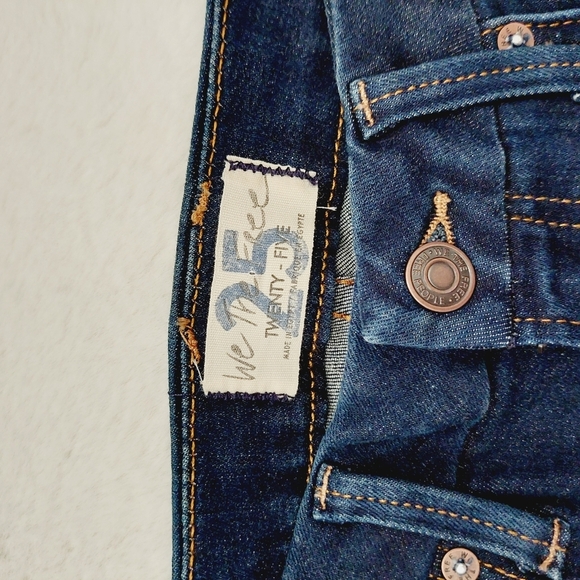 NEW We The Free Montana High Rise Blue Cotton Denim Pockets Skinny Jeans P1402 - Picture 7 of 11